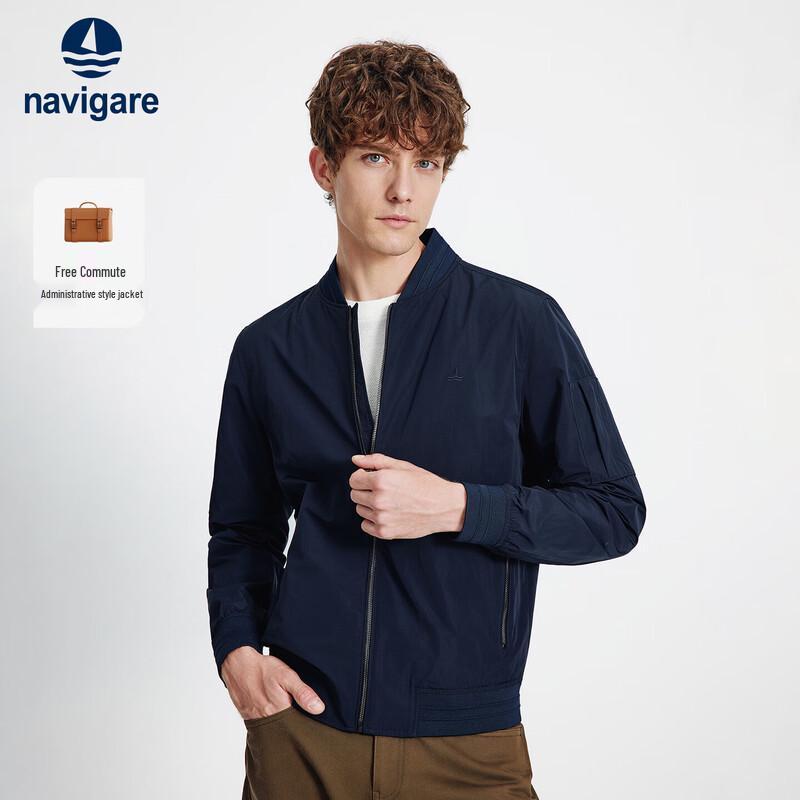 

Navigare Men s Durable Baseball Collar Sports Jacket L