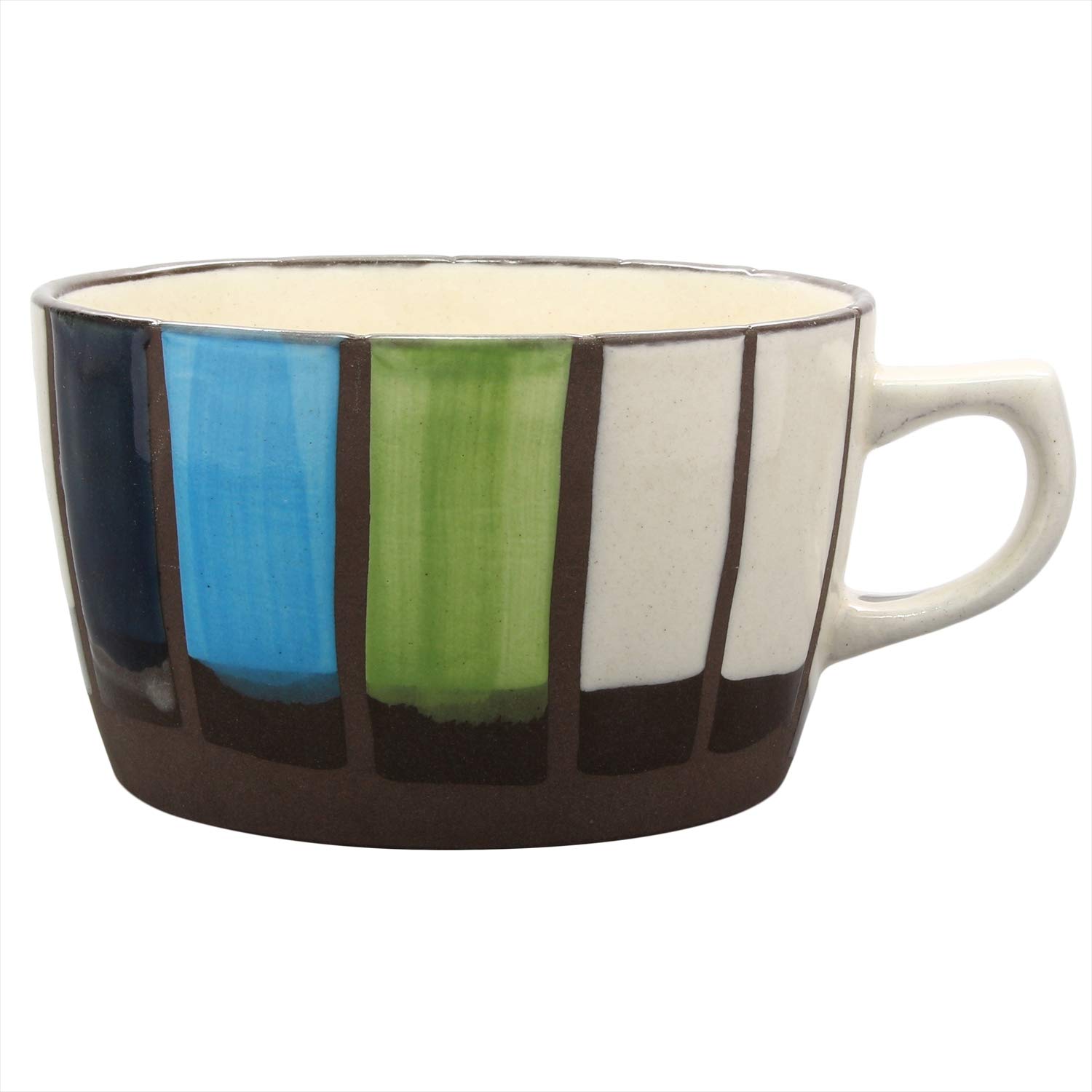 

Hasami ware soup color 403217 bowl, Tokusa, blue, синий