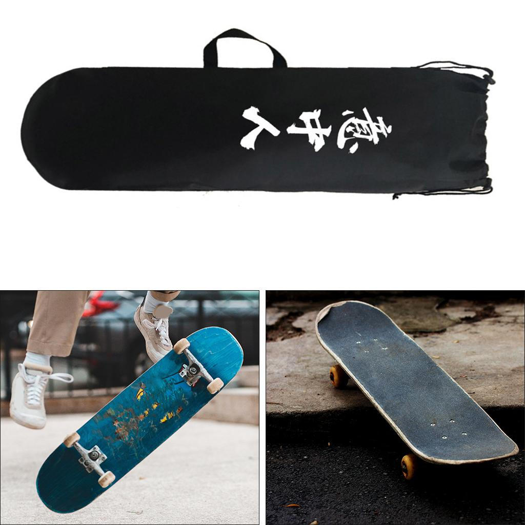 

Nylon Fabric Skateboard Bag Container Backpack Water Women / Men Longboard Storage Carrier Loved