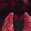 Fashionable Sharp Corner Headpieces Magnetic Rhinestone Devil Horns Hair Accessories for Halloween Cosplay, Sparkling Cosplay Headwear 3D Horn