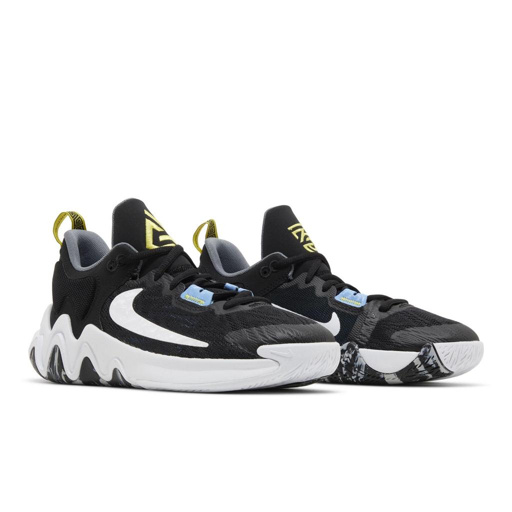 Nike Giannis Immortality 2 Grade School 'Black White' (Unisex) Black / University Blue / Smoke Grey / White Kids' Basketball Shoes DQ1943 001