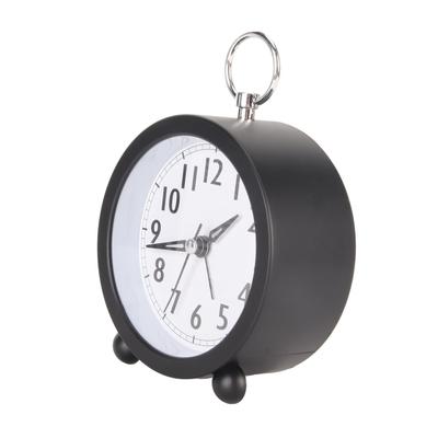Alarm Clocks Multifunction Stylish Simple Silent Prevents Ticking Round Alarm Clocks for Desk Bedroom and Home