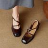 Fashion Hot Selling Women's High Heels Square Toe Buckle Designer Women's Shoes 2025 Fashion Winter Block Heel Mary Jane Shoes Zapatos