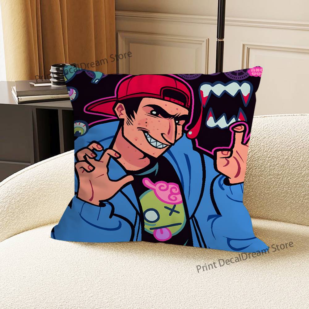 The E-Eltingville C-Club Cushion For Bedroom Car Coffee Shop Room and Living Room Sofa Decorative Pillow Cover Case