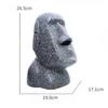Portrait Paper Towel Box Resurrection Island Stone Statue Tissue Case Resin Office Desktop Napkin Dispenser Halloween Decoration