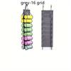 16-Pair Capacity Foldable Hanging Pants Storage Bag, Wardrobe Organizer for Jeans Trousers Shirts