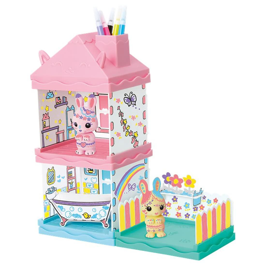TAKARA TOMY Toy Drawing Moflens Rabbit House