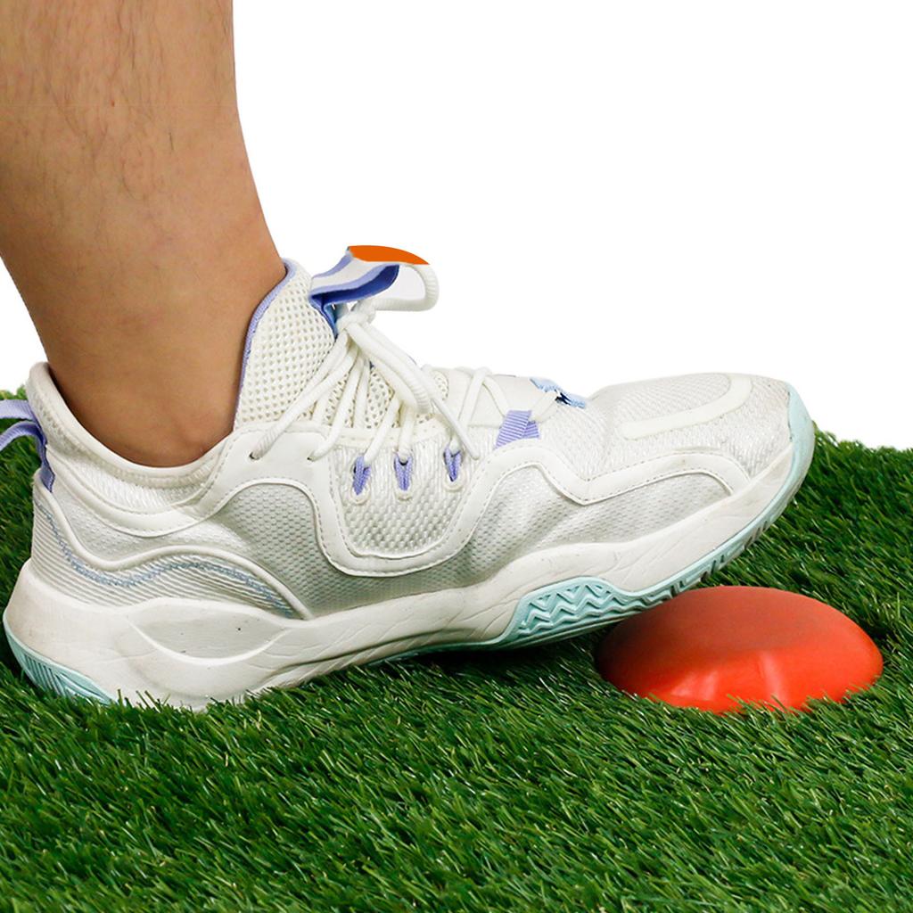 2 st Golf Kraftkuddar Orange Gummi Återanvändbara Färdighetsförbättring Förbättrad Kontroll Golf Puttningstränare Kraftpedal för Nybörjare
