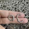 S925 Sterling Silver Clasp Connecting Necklace and Bracelet Silver Accessory Hidden Clasp DIY Circle Ring
