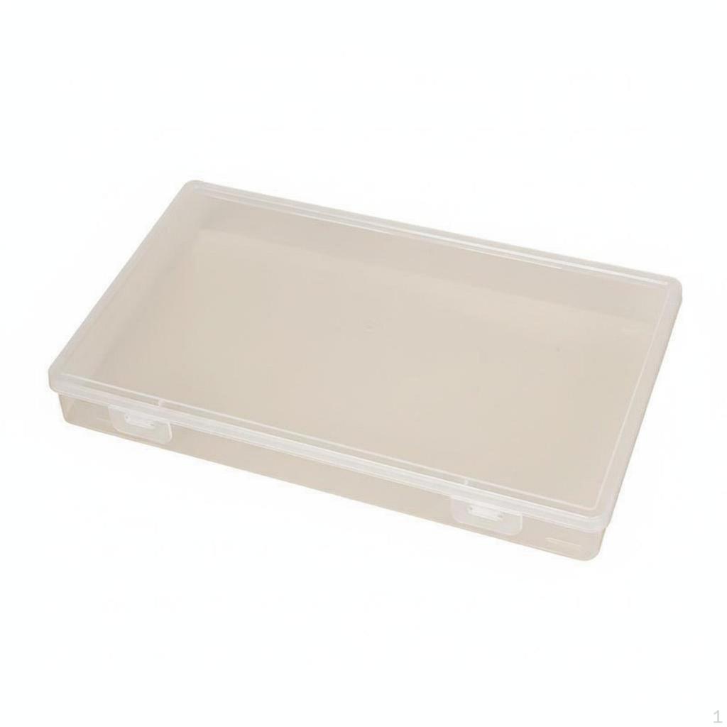 Clear Organizer Box PP Material Multipurpose for DIY Enthusiasts, Craft Room,