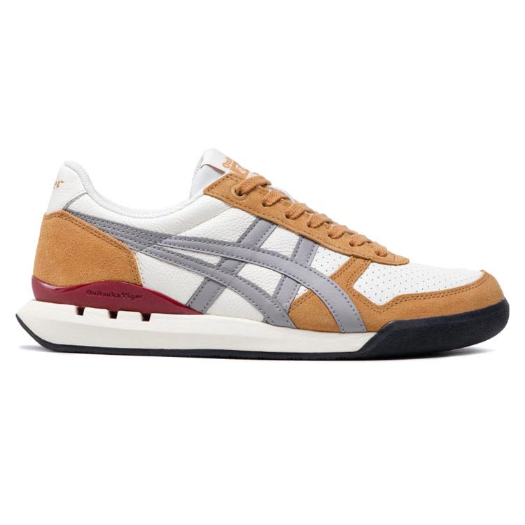 Asics Ultimate 81 EX Moutarde Gris Clocher Baskets Homme Jaune Crème 1183B510-102