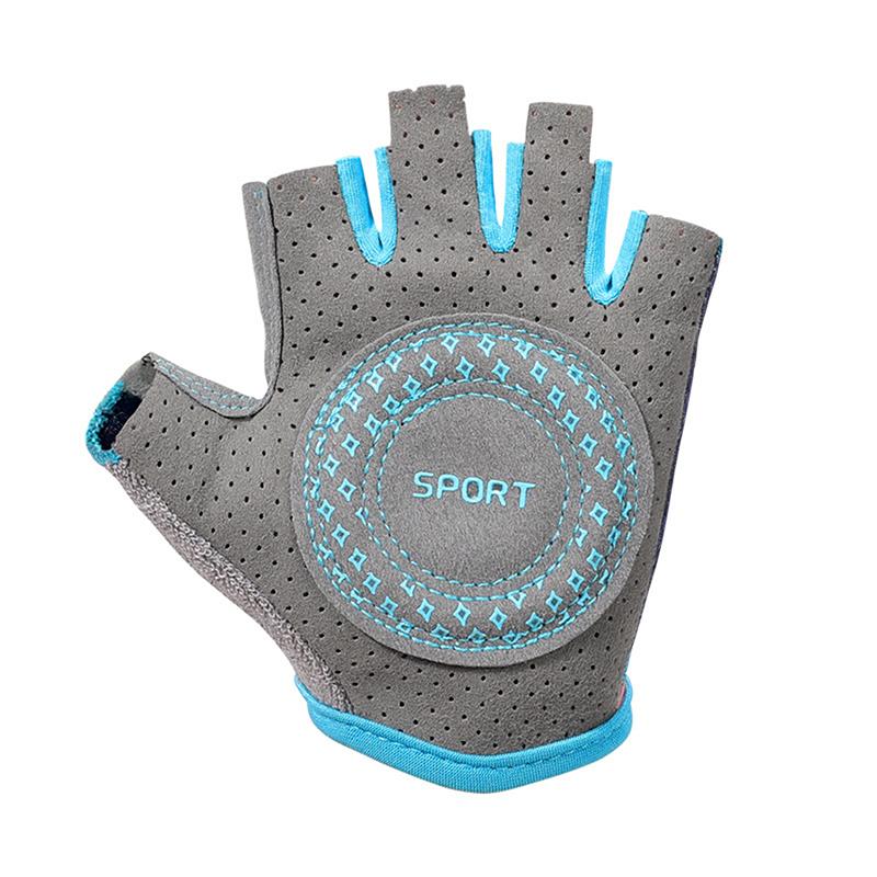 Kinder Sport Halb-Finger Handschuhe Fahrrad Junge Mädchen Radfahren Verschleißfest Kinder Rollschuhlauf Training Übung Anti-Rutsch Handschuhe