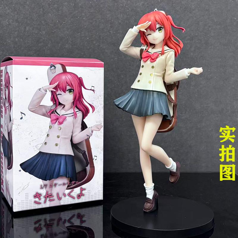 

Lonely Rock Kito Ikuyo Standing Pose Beautiful Girl Figurine Anime Desktop Pc Case Sculpture Ornament Exquisite Mystery Gift