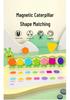 Caterpillar Wooden Shape Matching Logic Toy for Early Education