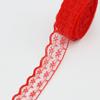 (10 Yards/roll) 2.25cm White Lace Fabric Webbing Decoration Lovely Gift Packing Cotton Material