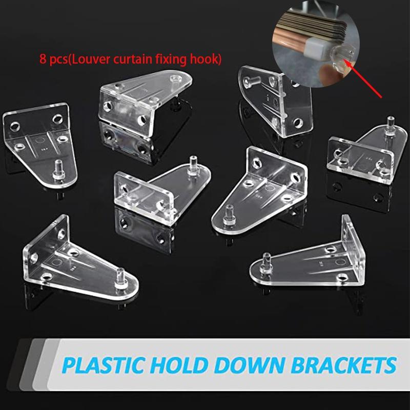 Durable Plastic Windproof Hook For Blinds And Curtains Fits All Types Of Curtains