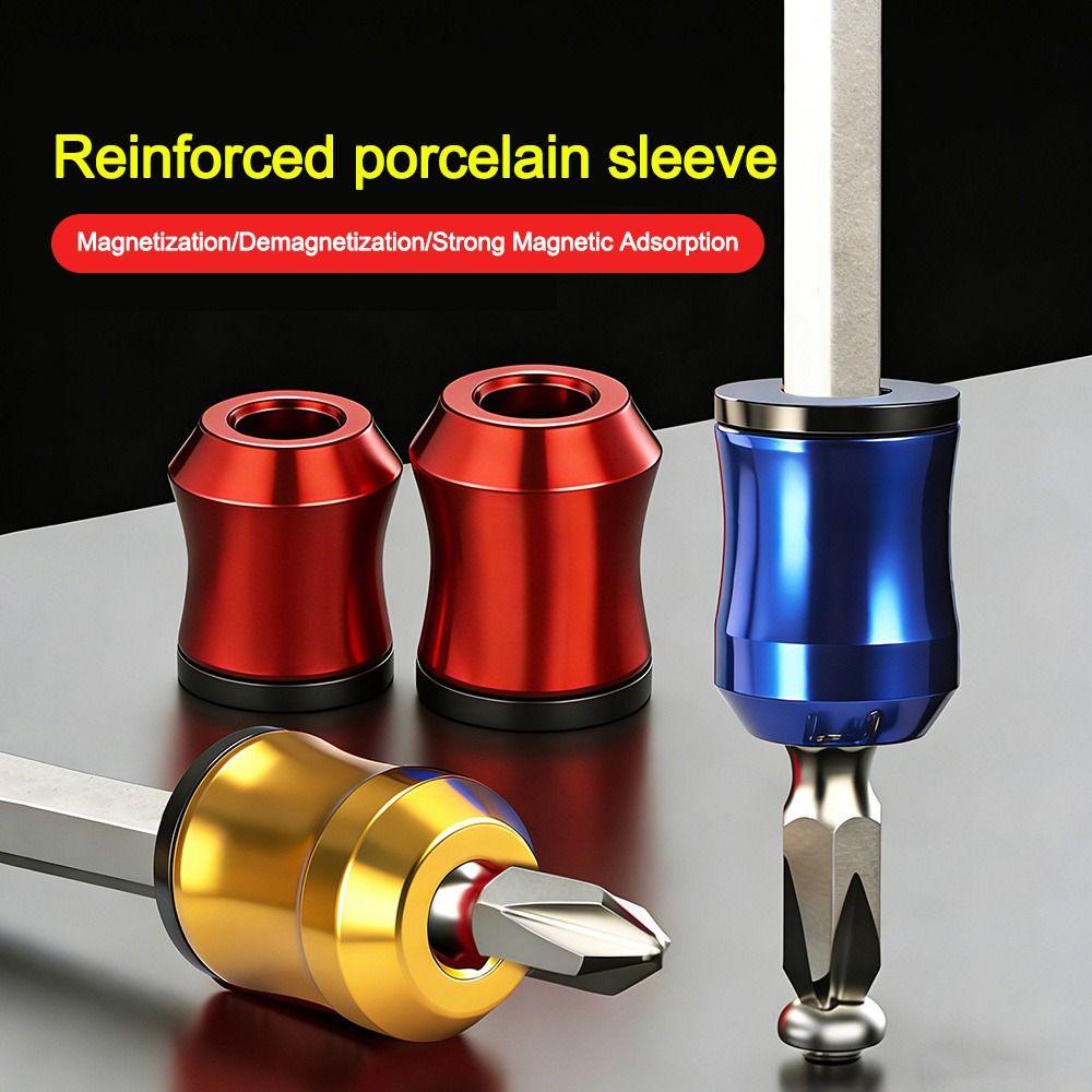 Multifunctional Demagnetizer and Magnetizer Portable Screwdriver Bits Gifts Magnetic Ring