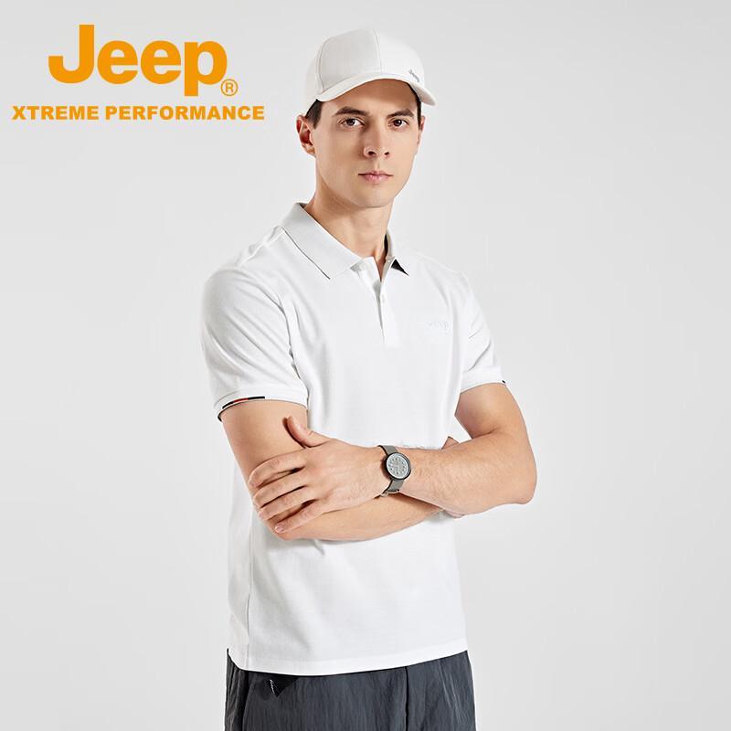 Jeep Men's Short-Sleeve Quick-Dry Polo Shirt