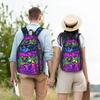 Style Dragon Ball Majin Buu Pink Anime Knapsack  Mochilas Snack Holding For Work Zip Closure Rucksack Suitable for All Ages
