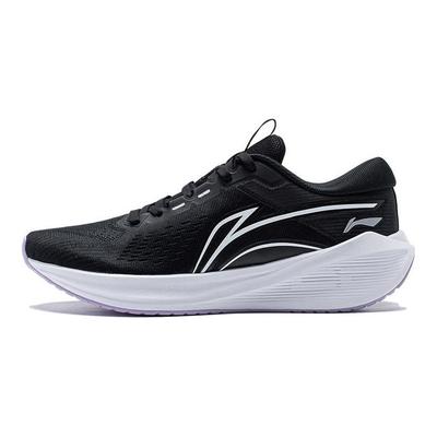 Li Ning Wu Shi Lite V2 Lichtgewicht Schokabsorptie Antislip Slijtvast Veerkrachtig Lage Top Hardloopschoenen Dames Hardloopschoenen Zwart ARST054-1