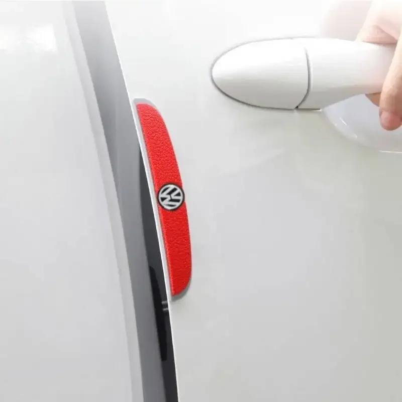 Pro VOLKSWAGEN VW 4ks Gumové Samolepky na Dveře Auta proti Srážce Pásky na Nárazník pro Volkswagen Golf 6 7 Passat B5 Jetta Lavida