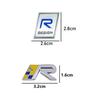 3D Metal Chrome R Design AWD Emblem Sweden Flag Moose Deer Rear Trunk Fender Side Badge Sticker For V40 XC60 XC90 C30 V60