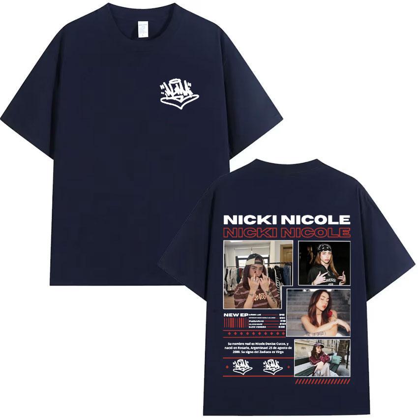 Nicki Nicole Fashion T Shirts Harajuku High Quality Tee ONeck Short Sleeve Cotton Mens Woman Cozy TShirts Gift Tops Streetwear