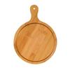 1Pcs Stone Cutting Bamboo Pizza Tray Platter Baking Tray New Wooden Pizza Board  Kitchen Tool
