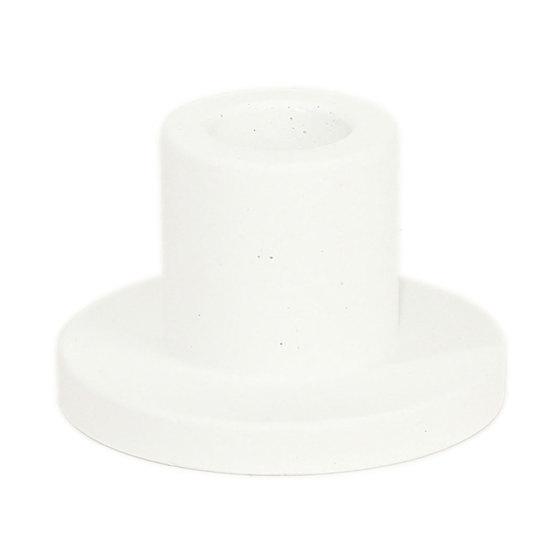 Cement Candle Holder Modern Decorative Candlestick Stand Nordic Taper Candle Holder for Wedding A белый