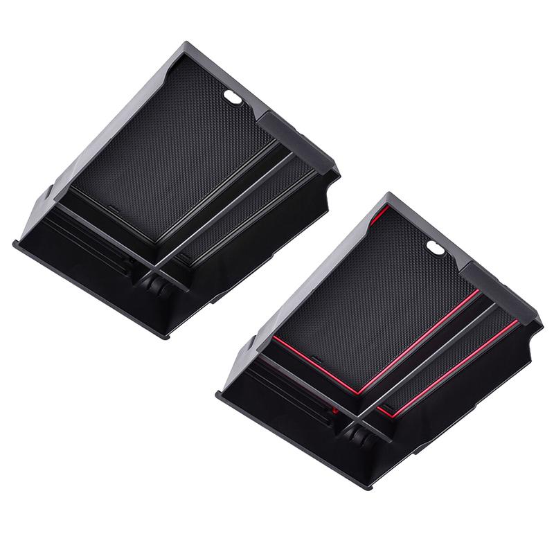 ABS Center Console Armrest Secondary Organizer For Hyundai Palisade + Ert Storage Box Glove Organizer Tray with Mat