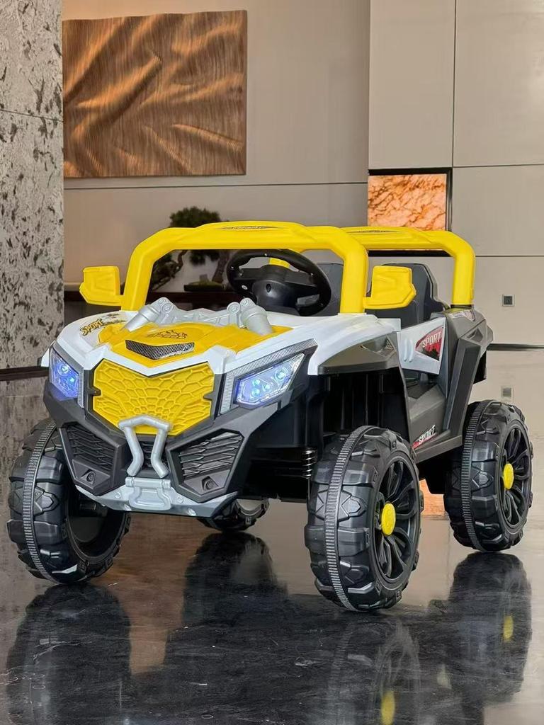 Dětské terénní elektrické auto na ježdění s dálkovým ovládáním