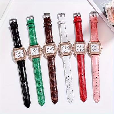 Watch School Girl Retro Square Watch Cold And Versatile Atmospheric Fashion Forest Girl Simple Casual Trendsetter