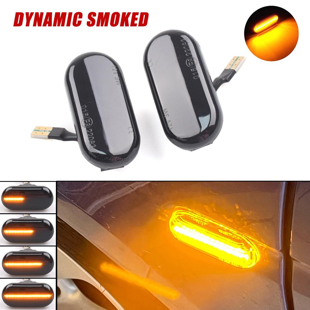 Car Dynamic Side Marker LED Turn Signal Light For Nissan Cube Z11 Tiida C11 Note E11 NE11 Micra K12 NP300 Navara D40 Qashqai J10