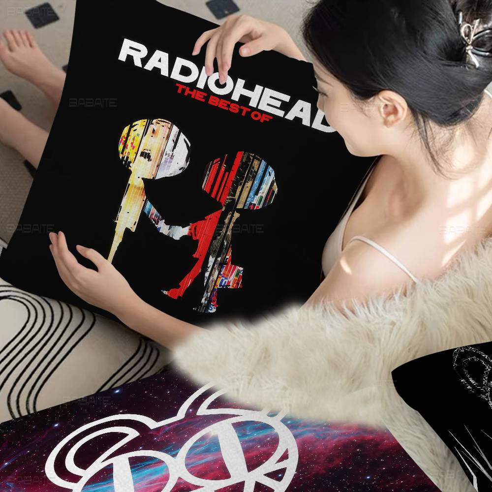 Band R-radioheadS Pillow Gift Home Office Decoration Bedroom Sofa Car Cushion Cover Case 45x45