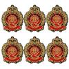 6 stuks Patches Modieuze Badge Stijl Stof Sticker DIY Accessoires voor Hoeden Rugzakken