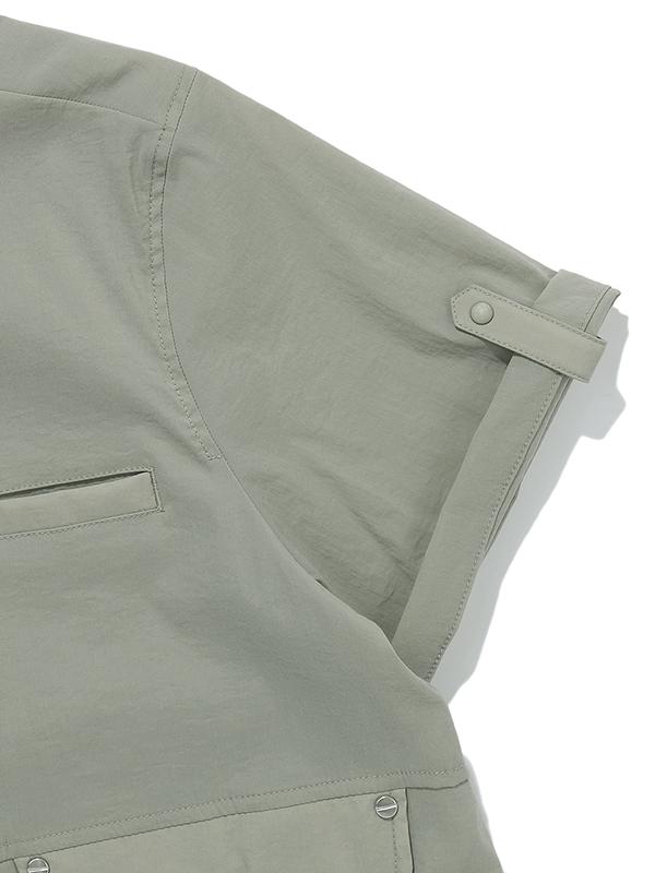 BBC EARTH W String Short Sleeve Shirt_Olive