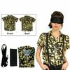 Cosplay Girls Halloween 3 Eleven Costume Shirt Blindfold Straps