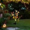 JYL TS/123,Outdoor Simulation Butterfly Ground Stake Light Solar Charging Lamp for Garden Lawn Decor