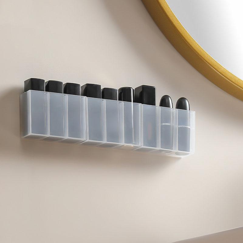 Practical and Stylish Makeup Organizer with Wall-mounted and Desktop Organizer Function for Easy Access and Storage