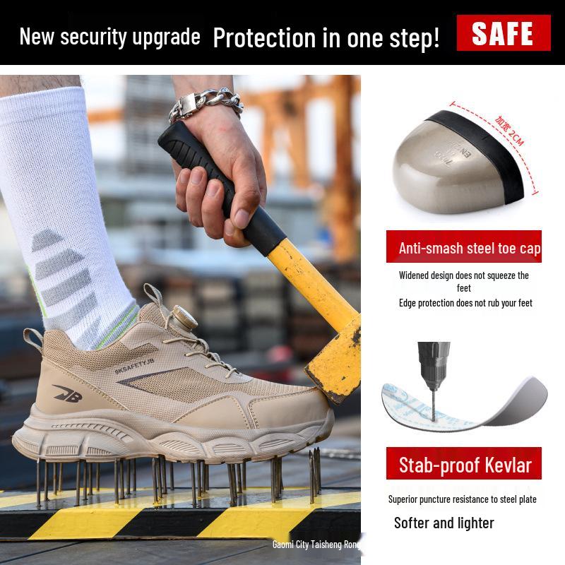 Lightweight, Comfortable, Wear-Resistant Safety Shoes – Anti-Smash & Anti-Puncture Design for Labor Protection