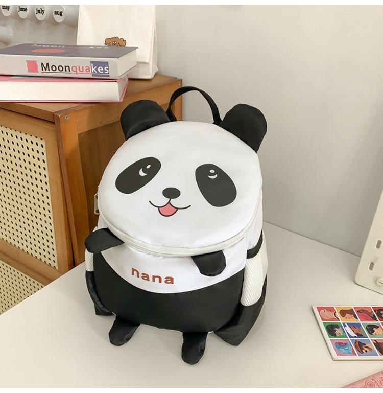 Kindergarten admission Kindertagesstätte kleines Buchtasche süß super süß roter Panda Anti-Verlust kleiner Rucksack