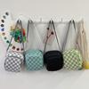 Plaid Cloth Bag Crossbody Mobile Phone Wallet Casual Versatile Mini Bag Multi-layer Women's Bag
