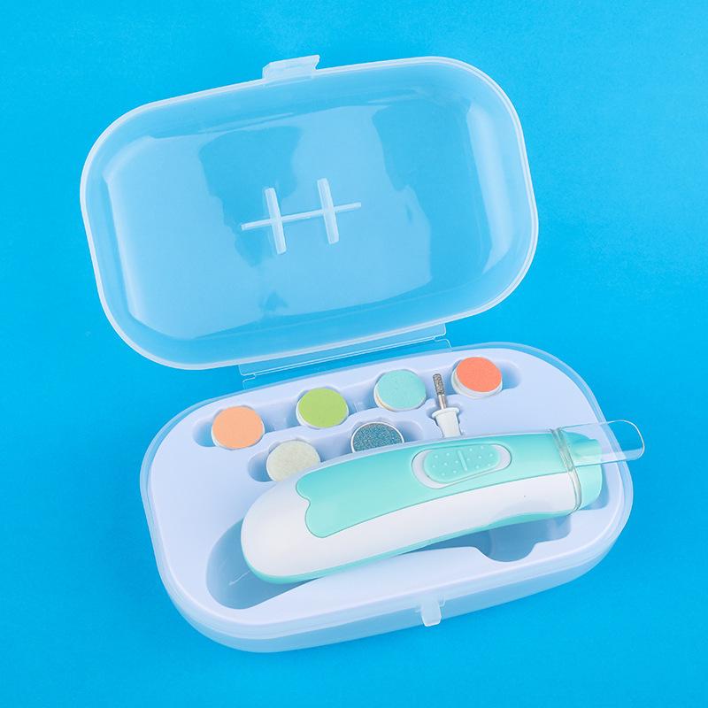 Newborn Safe Electric Nail Trimmer and Anti-Pinch Clipper