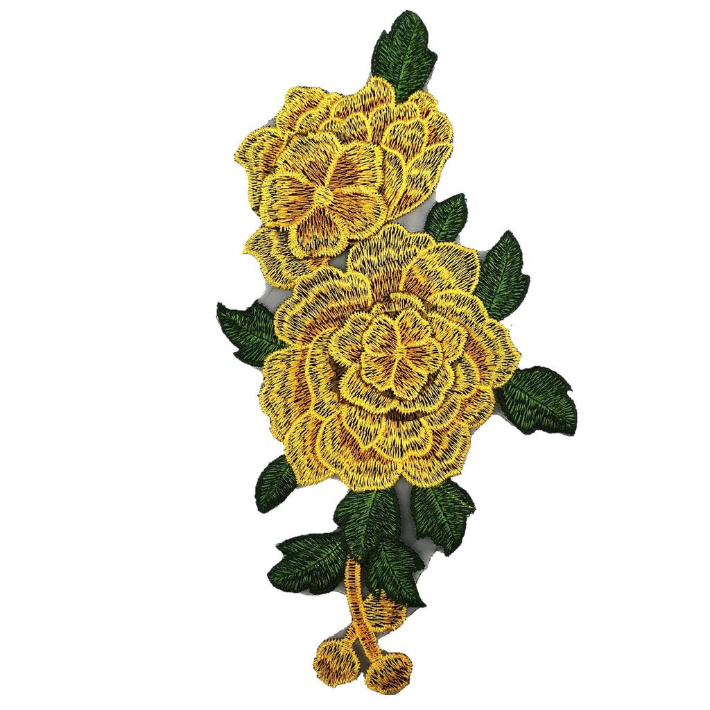 Etnický styl Květinová Vyšívaná Síťovaná Límcová Aplikace pro Taneční Kostýmy