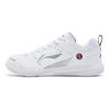 Li Ning Rocket Shoe 2.0 Cushioning Slip Resistant Abrasion Resistant Low top Badminton Shoes Unisex White Red AYTU049-2