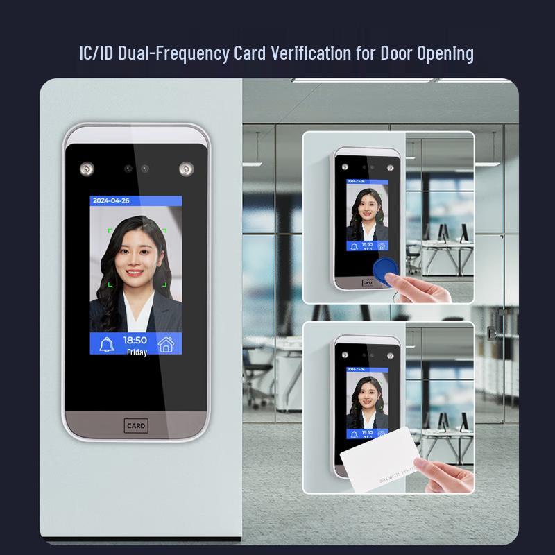 Realand Dynamic Facial Recognition Time Attendance & Access Control System CN plug (adapter included)