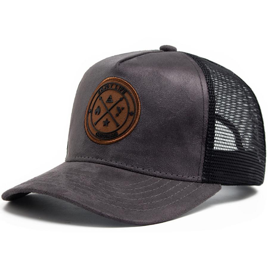 1 Stück Vier Jahreszeiten Mesh Baseballkappe Damen Herren Mode Lässig Atmungsaktiv Buchstaben Symbol Unisex Hiphop Trucker Kappen Outdoor Sport Da
