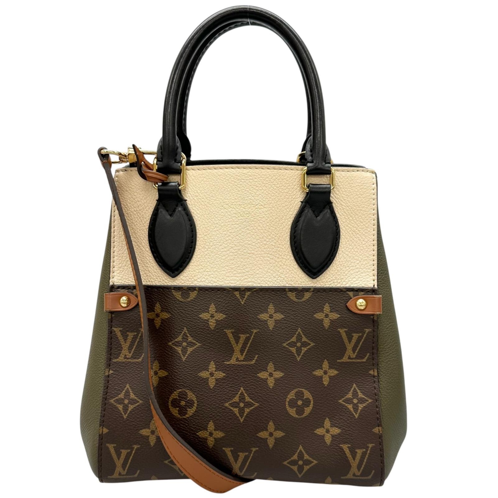 

LOUIS VUITTON Fold tote PM M45388 Shoulder Bag multicolor Women 2way used