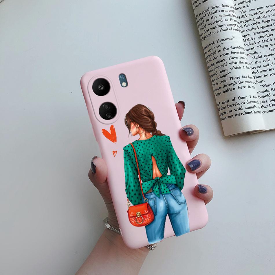 For Xiaomi Redmi 13C Case Super Mom Baby Fashion Girls Cover Soft TPU Fundas For Xiaomi Redmi 13C 13 C Redmi13C Phone Case Coque