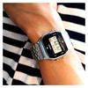 Casio YOUTH series - small metal squares, small squares, small silver nuggets, classic retro waterproof, quartz movement, stainless steel A159WAD-1